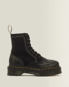 לצפייה במוצר DR. MARTENS JADON PLATFORM RODEO LEATHER & SUEDE BOOTS